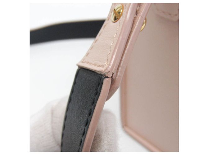 Fendi Box 8BT339 Schultertasche aus Leder für Damen Pink - Ansicht 12