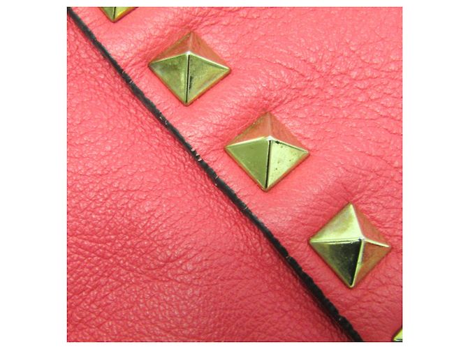 Borsa a mano in pelle da donna Valentino Garavani Rock Studs Rosa - vista 15