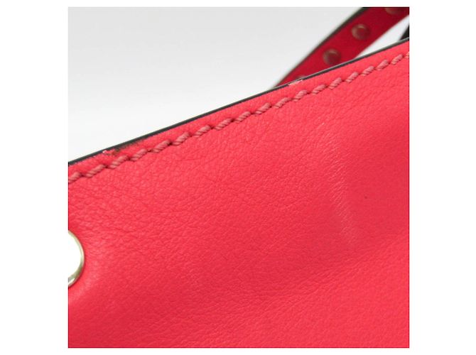 Borsa a mano in pelle da donna Valentino Garavani Rock Studs Rosa - vista 9