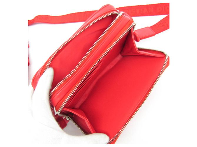 Borsa a tracolla Mirage da donna, collaborazione Christian Dior ERL Rosso - vista 3