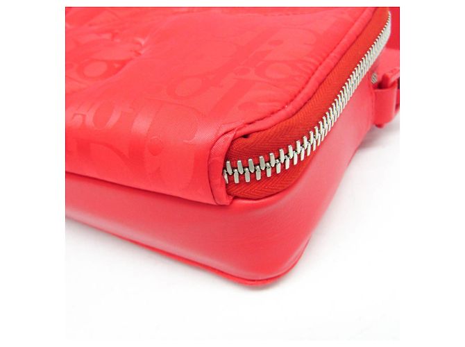 Borsa a tracolla Mirage da donna, collaborazione Christian Dior ERL Rosso - vista 5