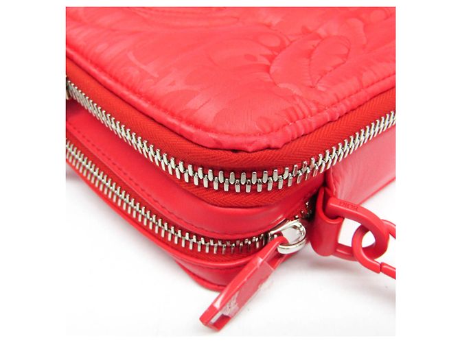 Borsa a tracolla Mirage da donna, collaborazione Christian Dior ERL Rosso - vista 7