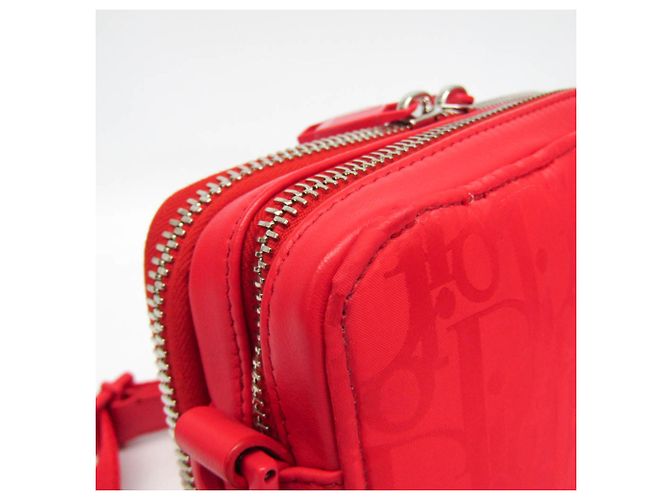 Borsa a tracolla Mirage da donna, collaborazione Christian Dior ERL Rosso - vista 8