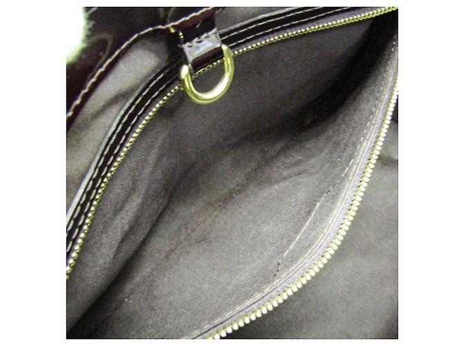 Borsa Louis Vuitton Monogram Vernis Wilshire PM Bordò - vista 14