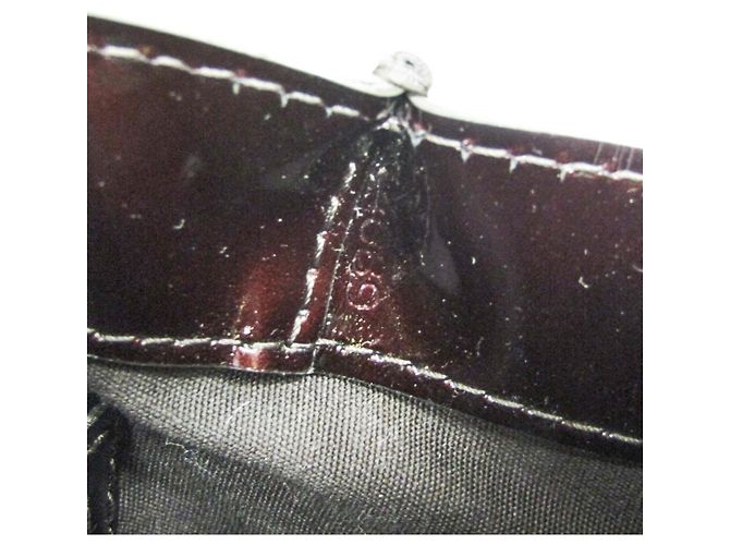 Borsa Louis Vuitton Monogram Vernis Wilshire PM Bordò - vista 17