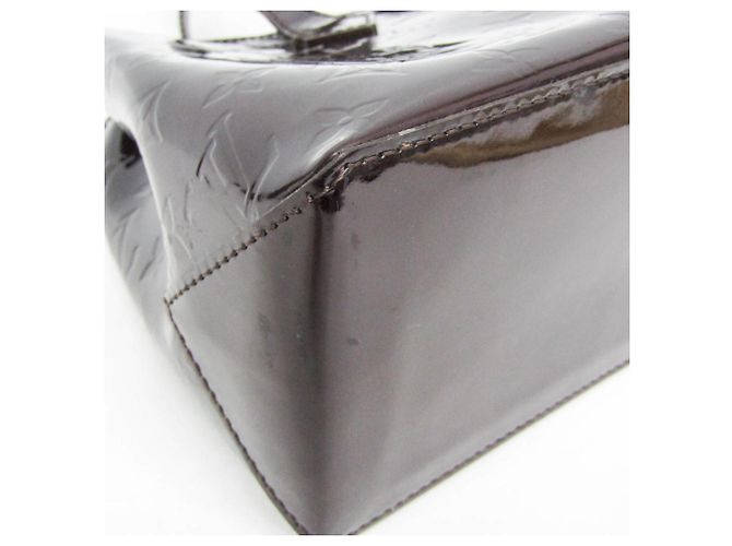 Borsa Louis Vuitton Monogram Vernis Wilshire PM Bordò - vista 5