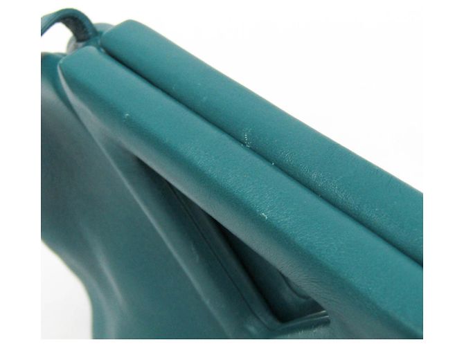 Borsa a mano in pelle Point Small di Bottega Veneta Verde - vista 10