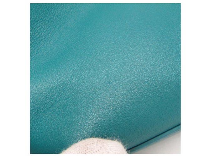 Borsa a mano in pelle Point Small di Bottega Veneta Verde - vista 11