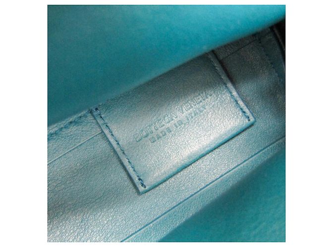 Borsa a mano in pelle Point Small di Bottega Veneta Verde - vista 17