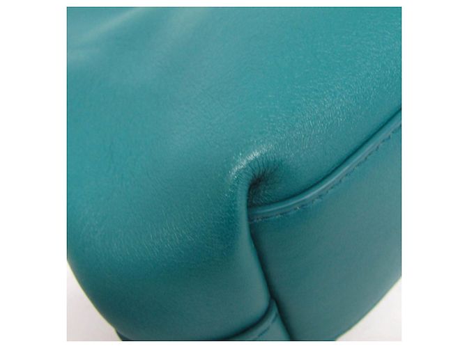 Borsa a mano in pelle Point Small di Bottega Veneta Verde - vista 4