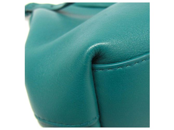 Borsa a mano in pelle Point Small di Bottega Veneta Verde - vista 5
