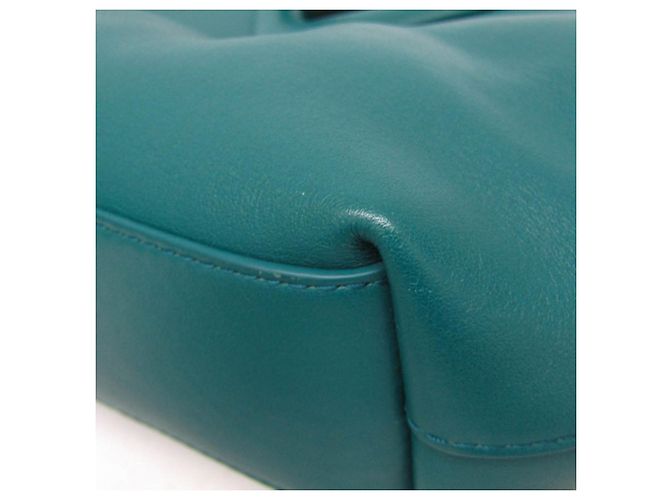 Borsa a mano in pelle Point Small di Bottega Veneta Verde - vista 6