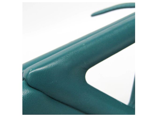 Borsa a mano in pelle Point Small di Bottega Veneta Verde - vista 9