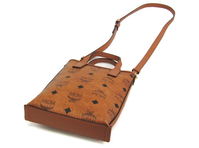 Borsa a mano Aren Visetos Cognac MCM Marrone chiaro - vista 2