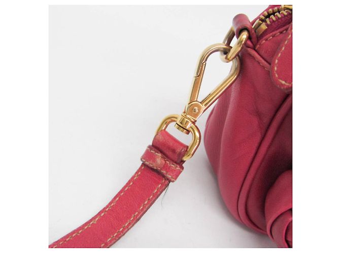 Borsa a tracolla in pelle da donna Prada NAPPA ROSE BP0166 Rosa - vista 14