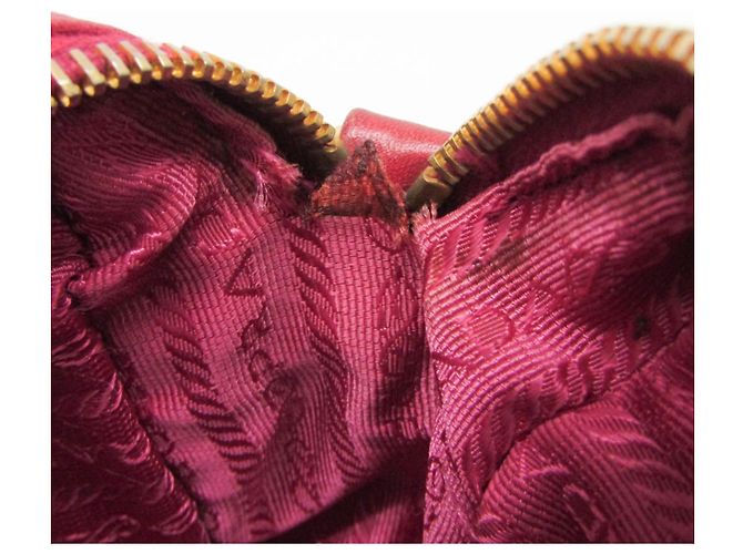 Borsa a tracolla in pelle da donna Prada NAPPA ROSE BP0166 Rosa - vista 17
