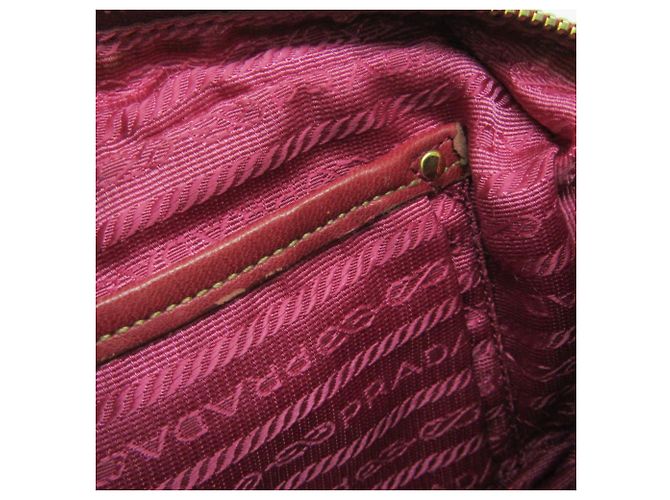 Borsa a tracolla in pelle da donna Prada NAPPA ROSE BP0166 Rosa - vista 18