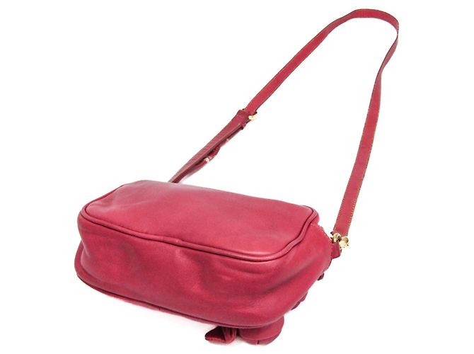 Borsa a tracolla in pelle da donna Prada NAPPA ROSE BP0166 Rosa - vista 3