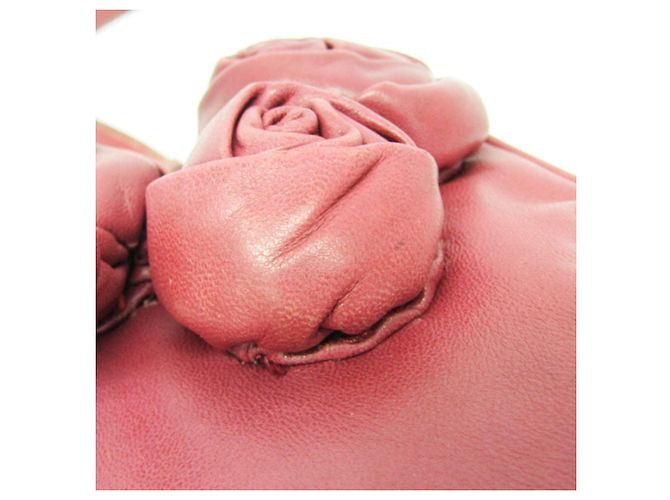 Borsa a tracolla in pelle da donna Prada NAPPA ROSE BP0166 Rosa - vista 8