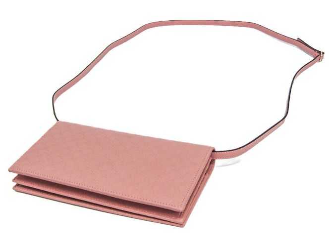 Portafoglio a tracolla/catena in pelle MicroGuccissima da donna Gucci - vista 3