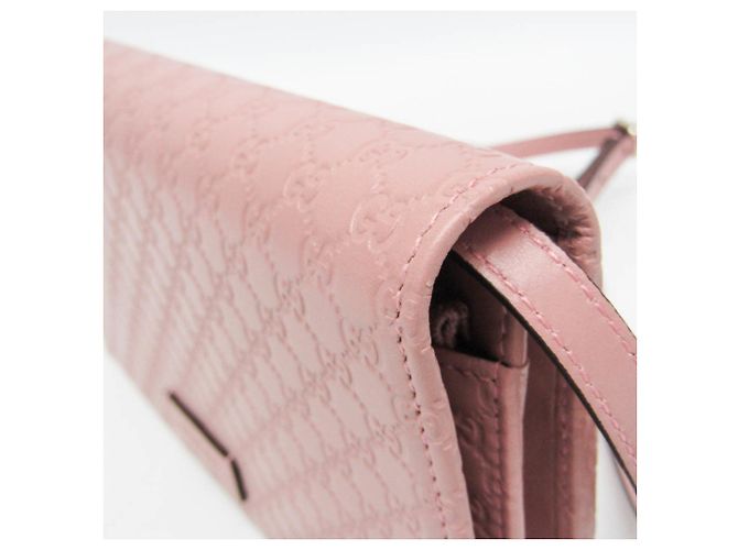 Portafoglio a tracolla/catena in pelle MicroGuccissima da donna Gucci - vista 8