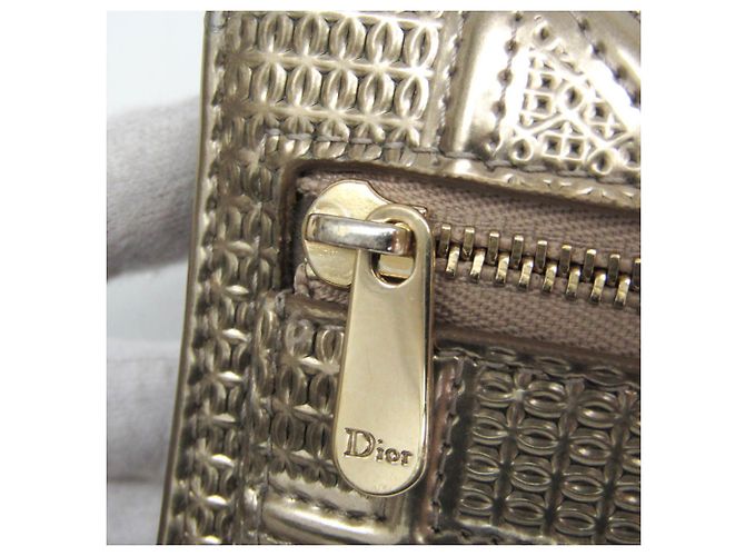 Cartera Diorama de charol para mujer Christian Dior Dorado - vista 10