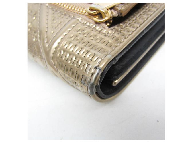 Cartera Diorama de charol para mujer Christian Dior Dorado - vista 8