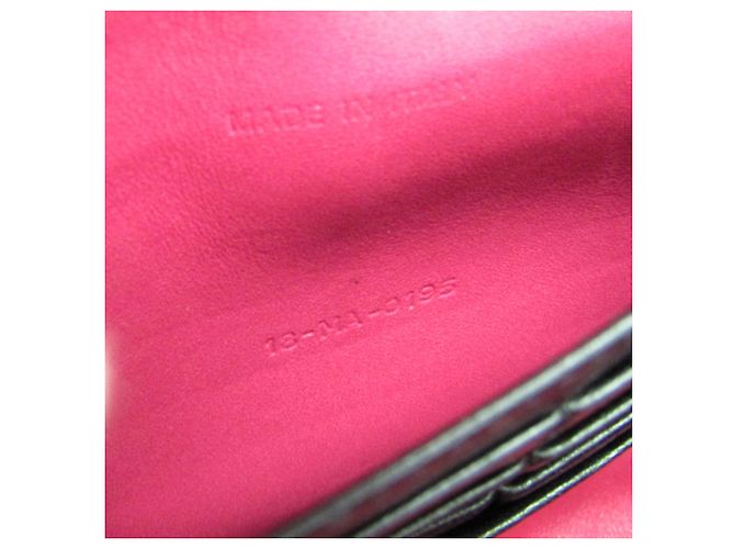 Christian Dior Cannage/Lady Dior Lambskin Chain/Shoulder Wallet Rosa - vista 17
