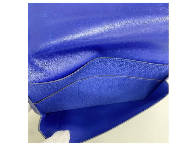 Hermès Cartera larga Dogon GM Hermes Azul - vista 3