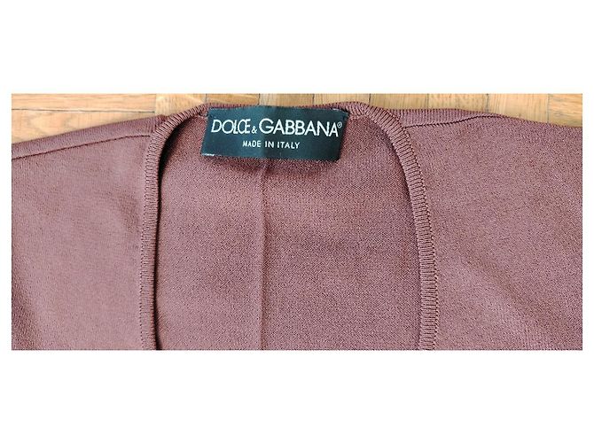 Dolce & Gabbana Top Wrap Vinaccia Burdeos - vista 3