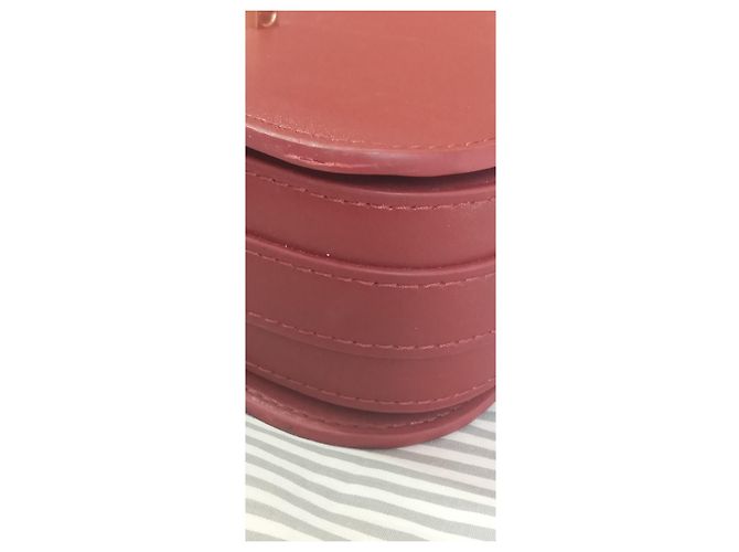 Apc Bolso bandolera A.P.C. Grace cuero burdeos - vista 15