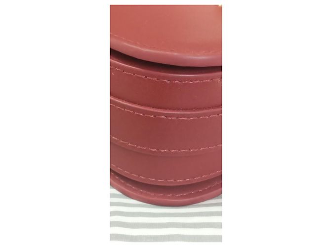 Apc Bolso bandolera A.P.C. Grace cuero burdeos - vista 16
