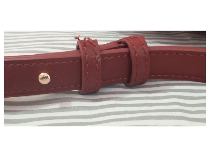 Apc Bolso bandolera A.P.C. Grace cuero burdeos - vista 18