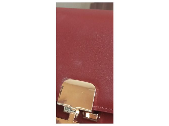 Apc Bolso bandolera A.P.C. Grace cuero burdeos - vista 4