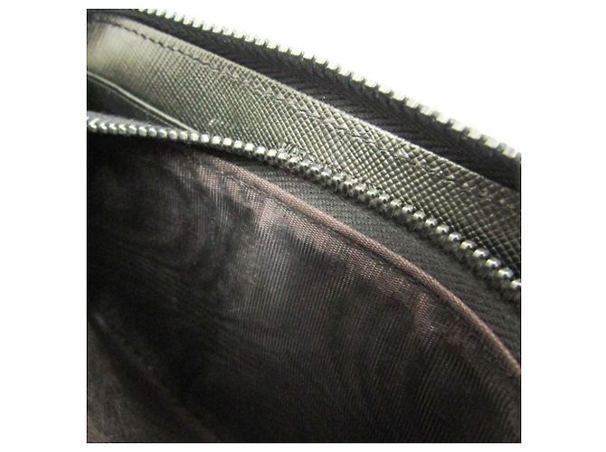 Prada Saffiano Metal Round Zip Wallet Golden - Ansicht 12