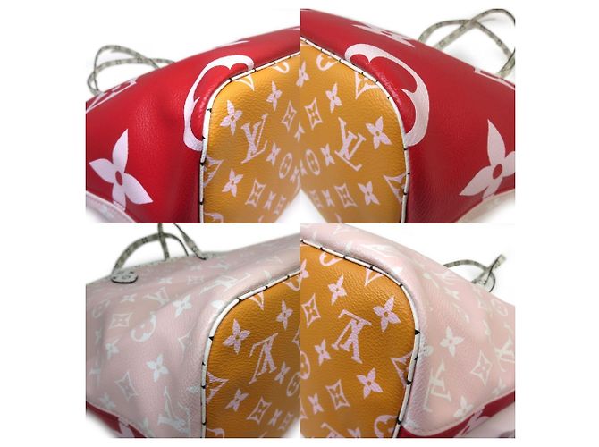 Borsa Tote Louis Vuitton Giant Monogram Neverfull MM Multicolore - vista 6