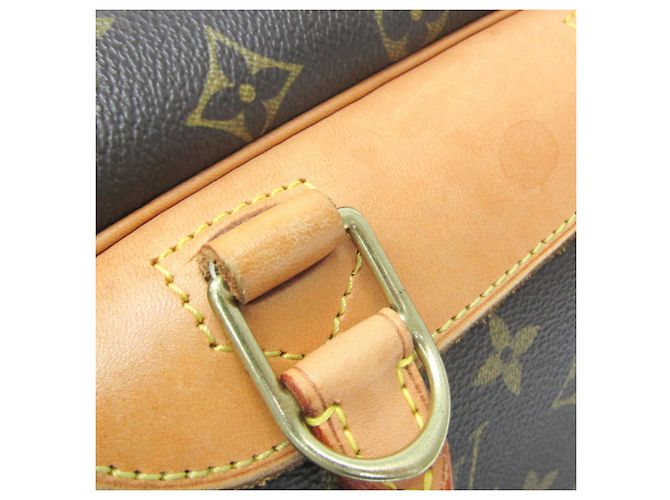 Borsa Louis Vuitton Monogram Deauville Marrone - vista 10
