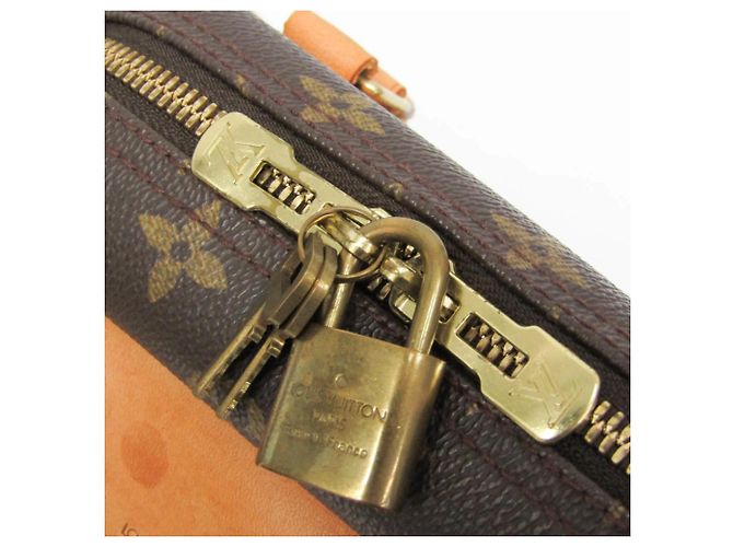Borsa Louis Vuitton Monogram Deauville Marrone - vista 11