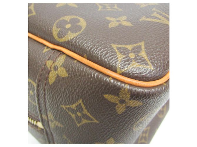 Borsa Louis Vuitton Monogram Deauville Marrone - vista 4