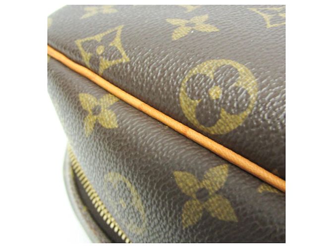 Borsa Louis Vuitton Monogram Deauville Marrone - vista 5