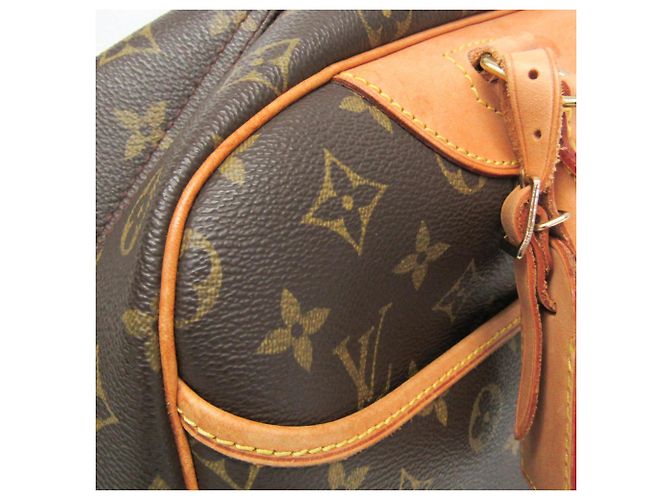 Borsa Louis Vuitton Monogram Deauville Marrone - vista 8
