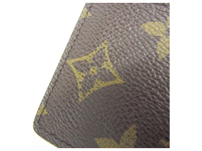 Louis Vuitton Monogram Simple Card Case M60703 Castaño Fucsia - vista 11