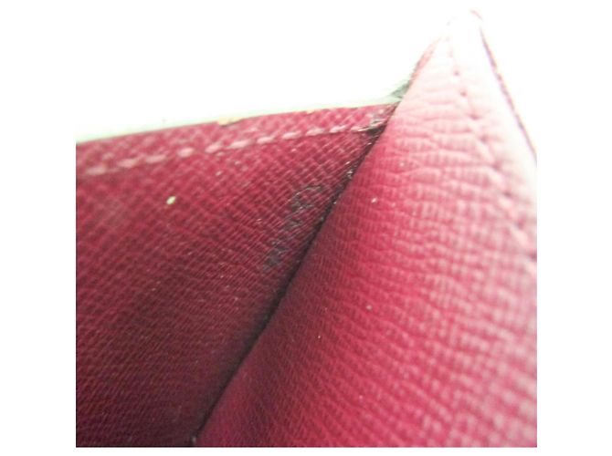 Louis Vuitton Monogram Simple Card Case M60703 Castaño Fucsia - vista 13