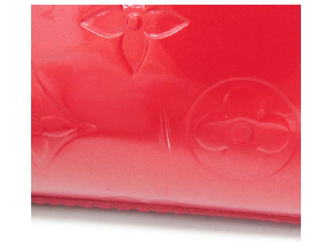 Borsa a tracolla Louis Vuitton Monogram Vernis Bellevue GM Rosso - vista 10
