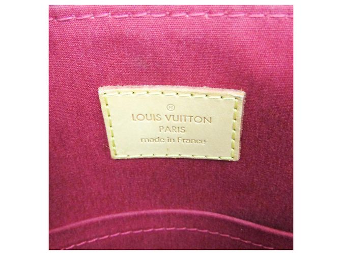 Borsa a tracolla Louis Vuitton Monogram Vernis Bellevue GM Rosso - vista 17