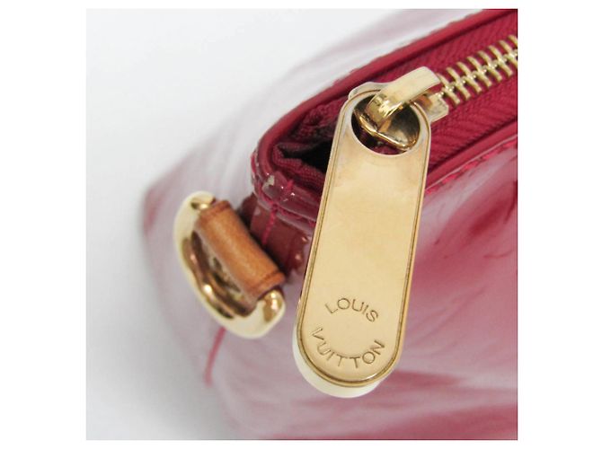 Borsa a tracolla Louis Vuitton Monogram Vernis Bellevue GM Rosso - vista 8