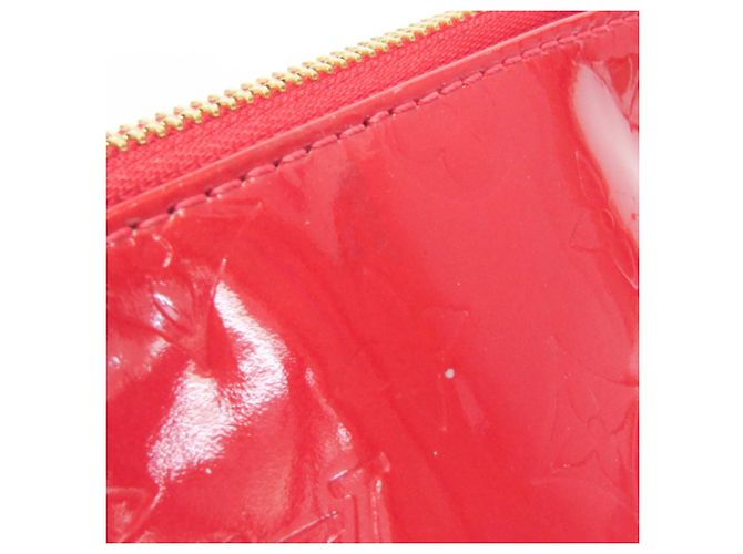 Borsa a tracolla Louis Vuitton Monogram Vernis Bellevue GM Rosso - vista 9