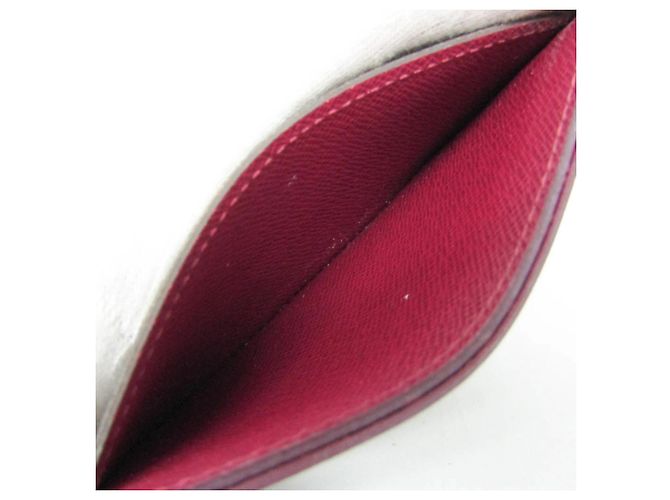 Louis Vuitton Monogram Simple Card Case M60703 Castaño Fucsia - vista 11