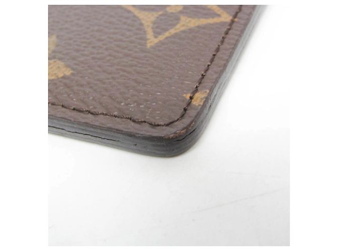 Louis Vuitton Monogram Simple Card Case M60703 Castaño Fucsia - vista 5