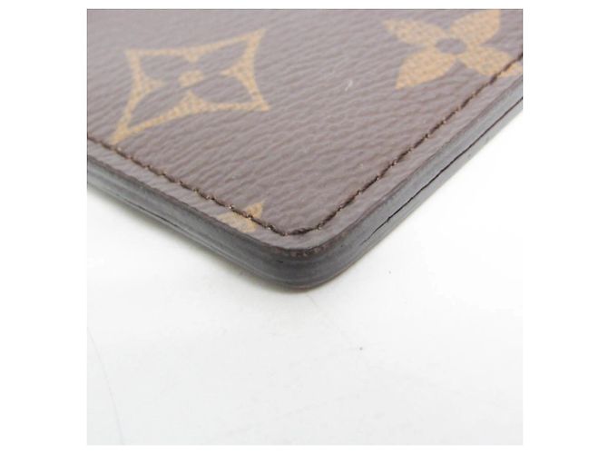 Louis Vuitton Monogram Simple Card Case M60703 Castaño Fucsia - vista 6
